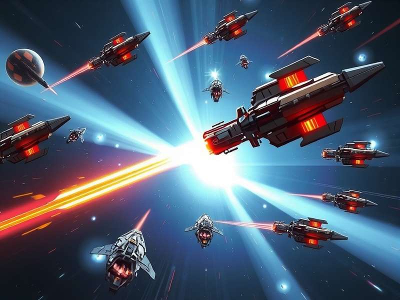 Stellar Slayer intense space battle